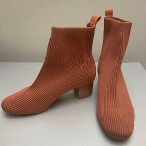 Joie Neely Knit Ribbed Sock Ankel Booties Size 6.5